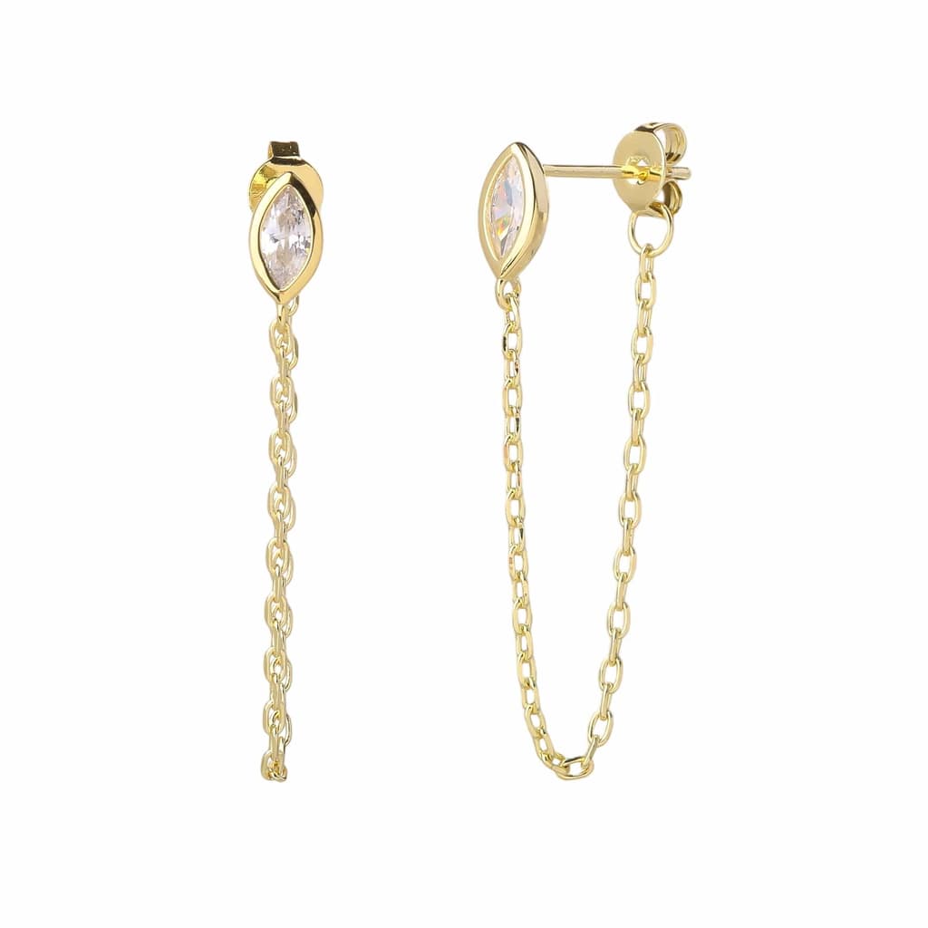 Earrings YISI2616-3-B