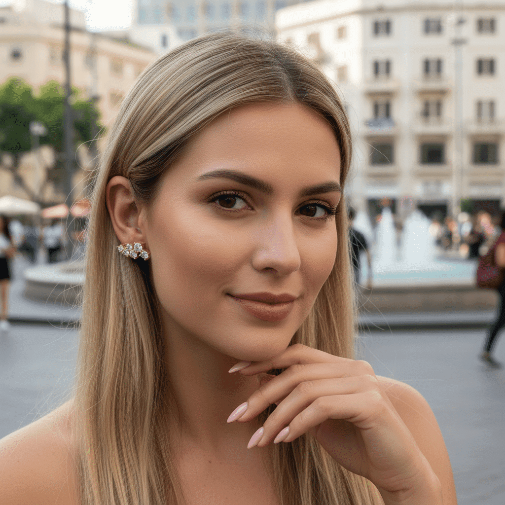 Earrings KSI9023-3