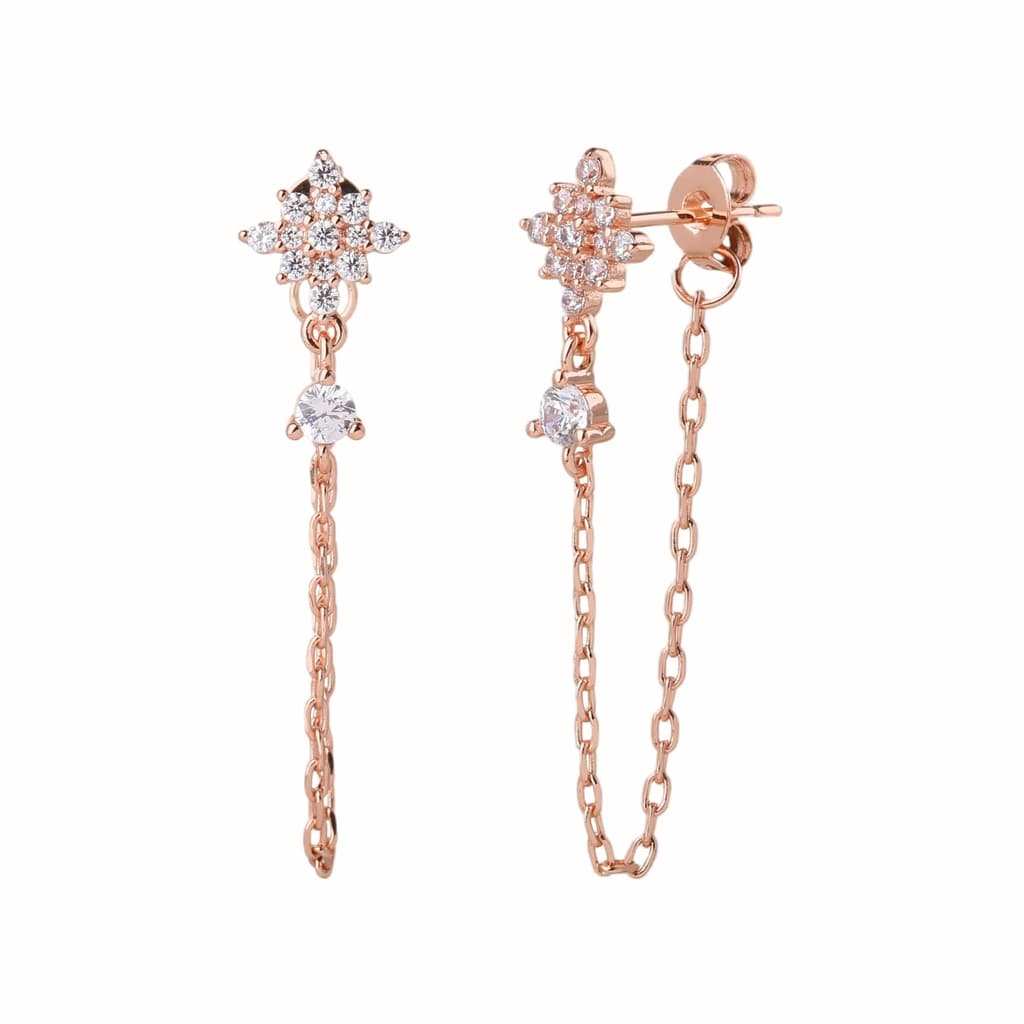 Earrings YISI2633-2-B