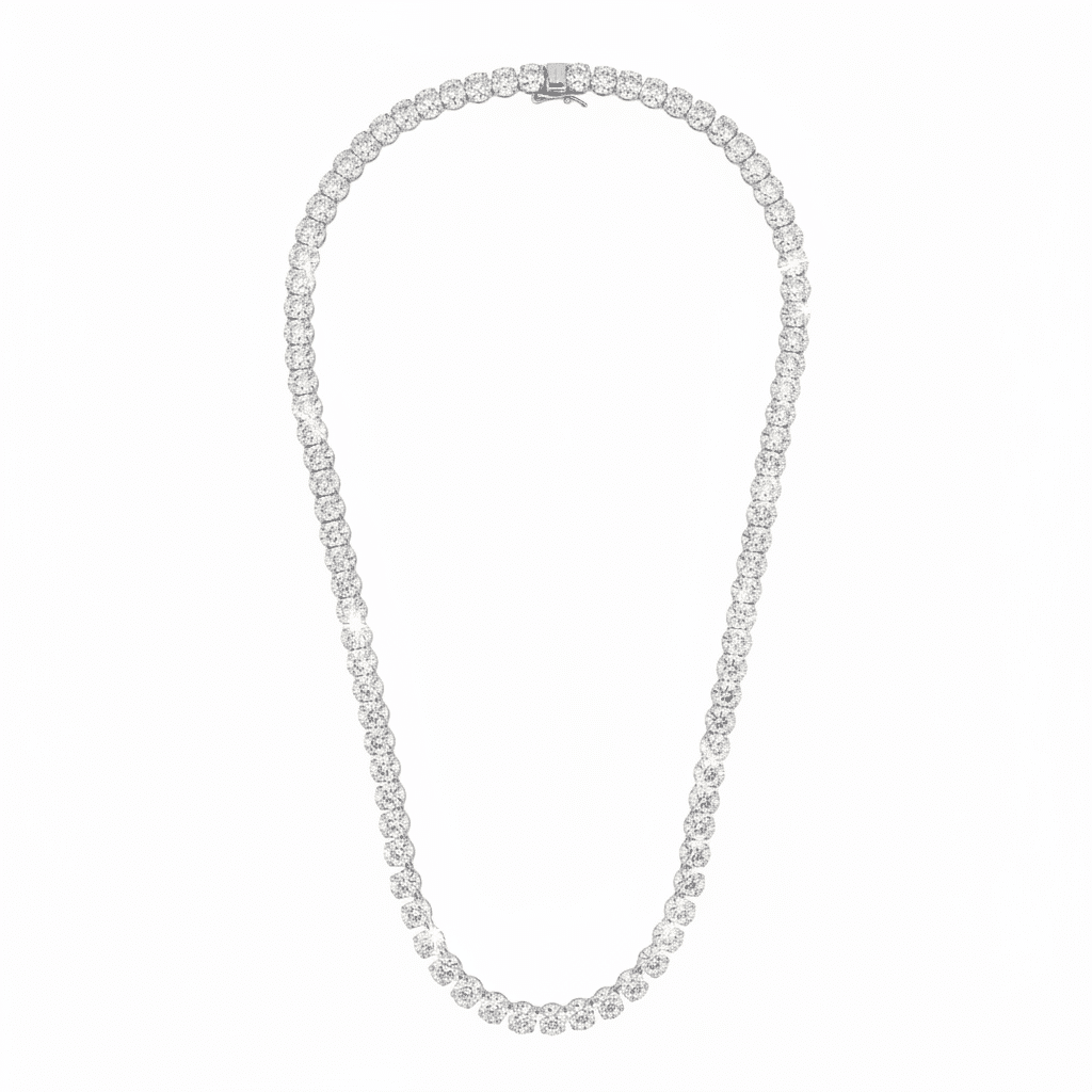 שרשרת טניס ציפוי BKSI010-1-4X6MM-40CM